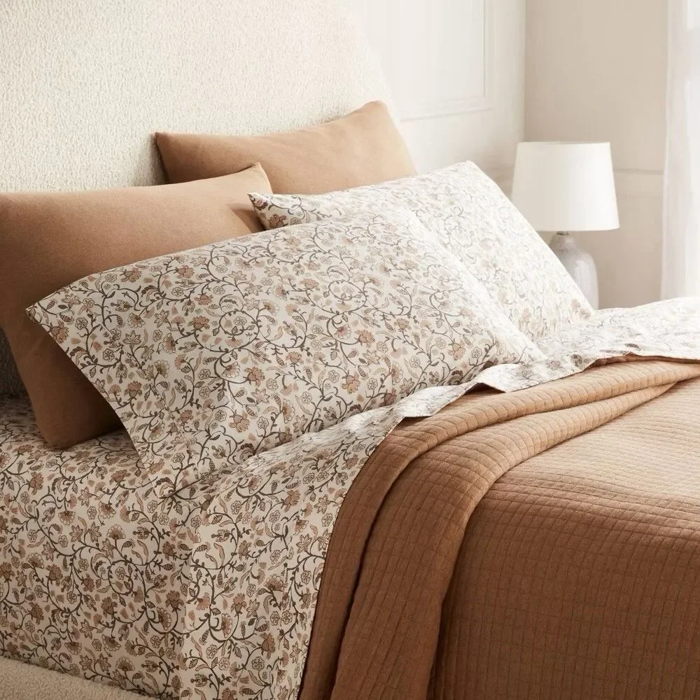 Threshold King Performance Sheet Set Cool Floral 400 Thread Count Bedding